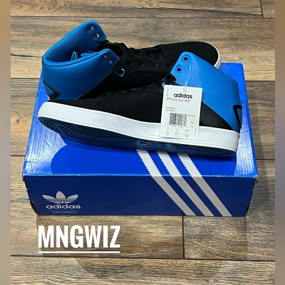 BNWT in Box ADIDAS ATTITUDE VULC WEST BL, Men Size US 9.5 - Picture 4 of 5